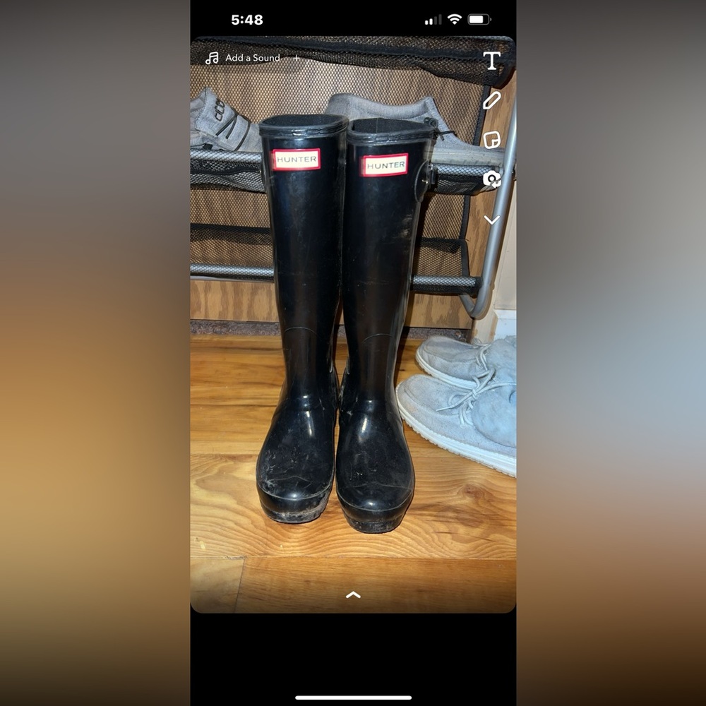 Hunter rain boots